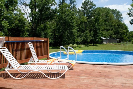 Above Ground Pool Deck