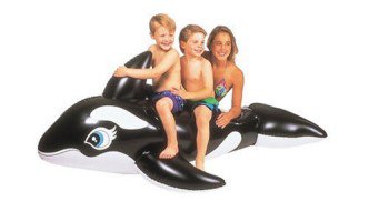 Whale Ride On Pool Float