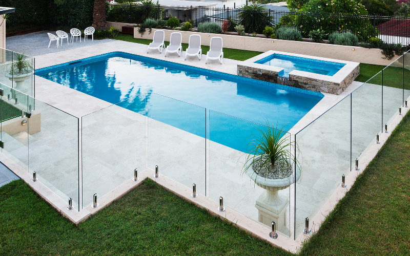 Photo of a luxury pool